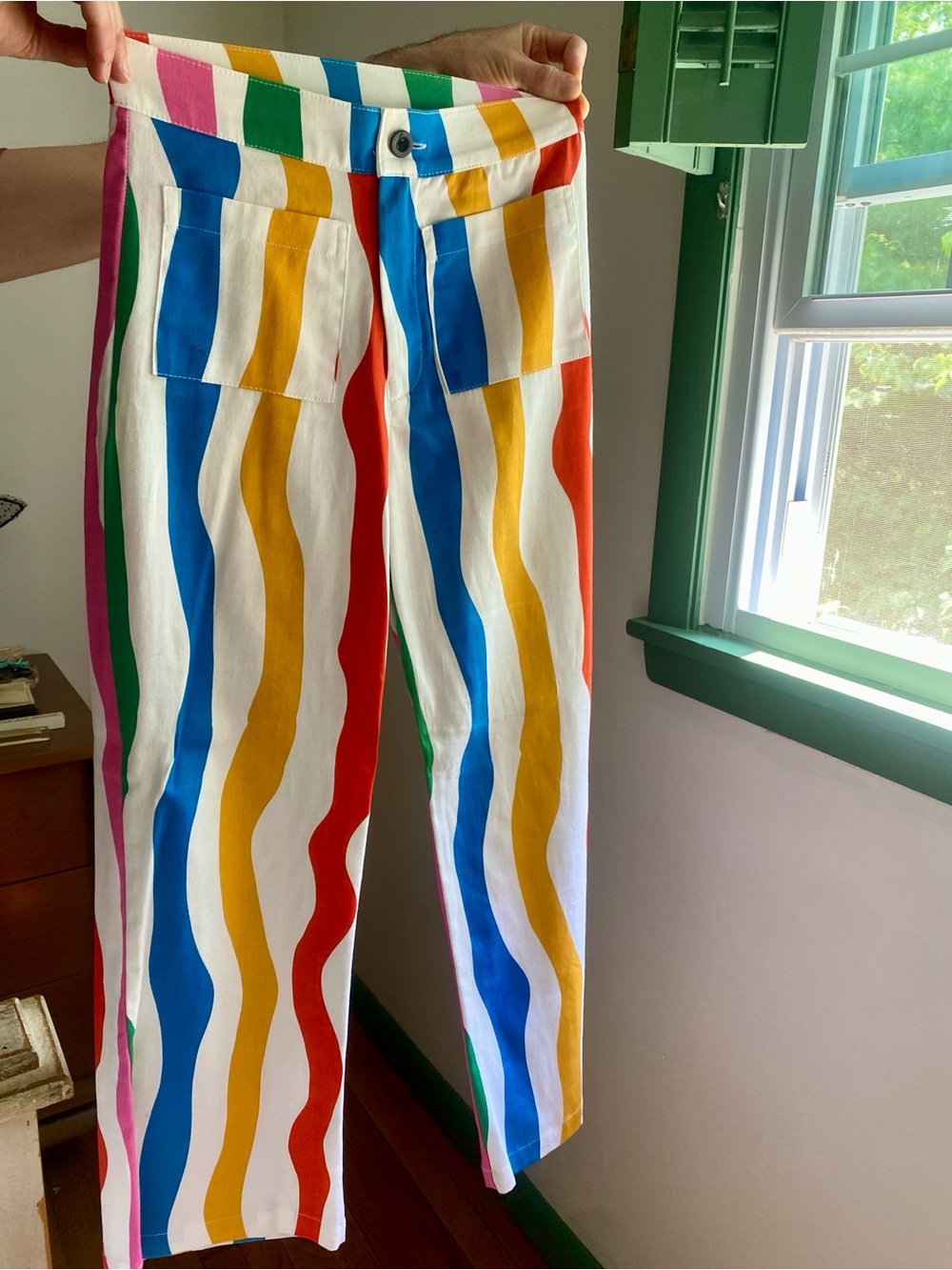 Nooworks Multicolor Vertical Stripe Cotton Jacket - Picture 5 of 7